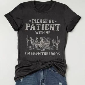 Oregon Trail Throwback Tee Black NEW Extra Large